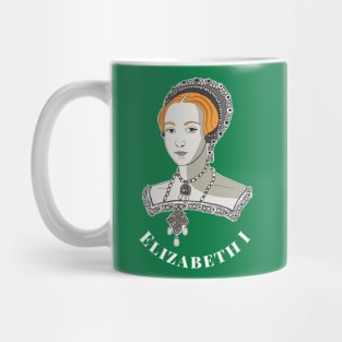 Young Queen Elizabeth I of England Mug